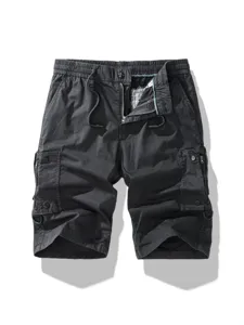 Men's casual cargo shorts summer multi-pocket athletic tactical streetwear fashion apparel