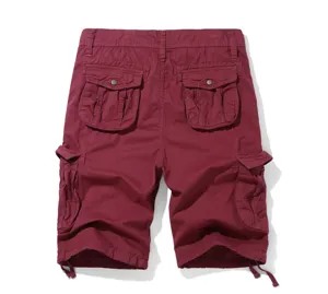 Men casual cargo shorts multi pocket outdoor streetwear summer comfortable shorts clothing.