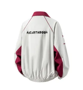 2025 neue herren stehkragen bedruckte streetwear jacke freizeit mode oberbekleidung mantel