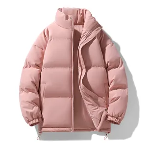 Giacca Piumino Invernale Spessa da Uomo Collo Alto Cappotto Caldo Casual Capospalla
