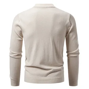 Men's casual solid color long sleeve knit cardigan sweater lightweight outerwear top