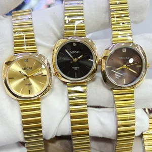 Vintage Women Watch Bamboo Shaped Strap Elegant Minimalist Quartz Analog Wristwatch Niche Design Metallic Wrist Watch For Ladies Gift
