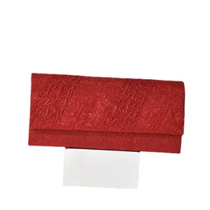 Red glitter women clutch bag evening handbag fashion square crossbody purse party wedding bag