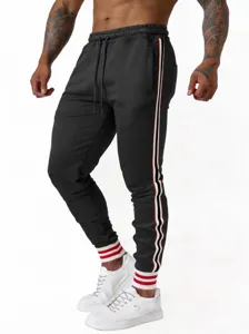 Heren casual joggingbroek slim fit sportbroek met een stijlvolle zijstreep voor heren
