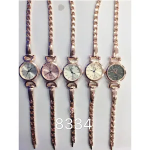 JW fashion quartz women watch rose gold bracelet strap elegant wristwatch for daily wear
