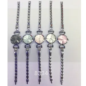 Elegant fashion quartz women watch with premium stainless steel strap casual wristwatch.