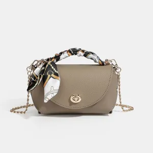 Women Genuine Leather Shoulder Bag Luxury Top Layer Cowhide Crossbody Bag Metal Lock Chain Handbag Casual Chic Box Bag