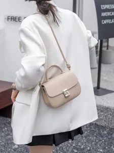 Elegante borsa a mano in vera pelle da donna borsa a tracolla alla moda chic