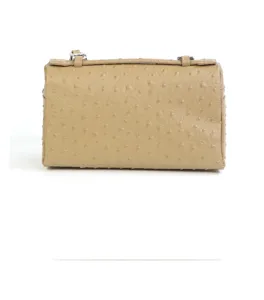 Spring cowhide ostrich pattern lunch box bag high-end handbag genuine leather women shoulder