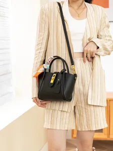 Borsa secchiello in vera pelle elegante donna borsa a tracolla casual novità 2025