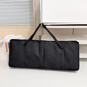Dettagli della borsa portaoggetti portatile di grande capacità nera per viaggi e usi quotidiani.