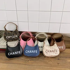 Γυναικείο Fashion Mini Crescent Hobo Bag PU Leather Shoulder Crossbody Bag Trendy Chain Handbag