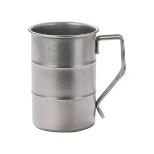 Roestvrijstalen mok retro industriële bierbeker buiten camping koffiebeker waterbeker