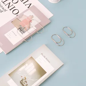 Clip per carta in metallo grandi creative cancelleria estetica segnapagina per ufficio