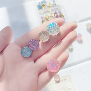 Simpatiche Puntine con Glitter di Colore Trasparente Bacheca di Sughero Parete Foto Puntine Cartoleria in Plastica