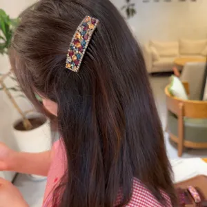 Rhinestone hair clip insert comb sparkling crystal hair accessory elegant styling for women.