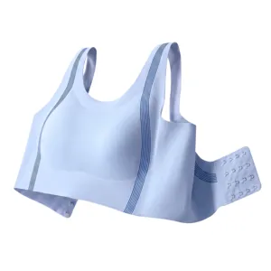 Seamless sports bra for women wireless padded fitness gym workout running athletic activewear top