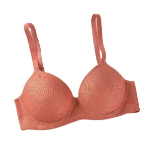 Reggiseno Push Up Sexy Jacquard Goffrato da Donna Con Ferretto Anticedimento Biancheria Intima Traspirante