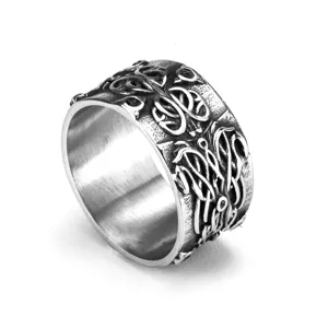 Vintage roestvrijstalen Viking Keltische knoop ring voor heren hoofdproduct weergave