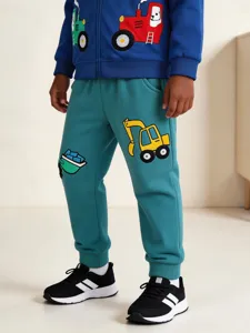Pantalones de Chándal con Estampado de Camión Niños Algodón Tejido Cómodos Casual Nuevos