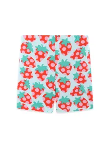 Süße Erdbeerdruck Mädchen Baumwolle Shorts Casual Sommer Kleinkind Kinder Elastische Taille Leggings Niedliche Leichte Dehnbare Hosen