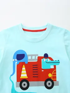 Simpatico t-shirt manica corta estate bambino cotone lavorato a maglia girocollo top