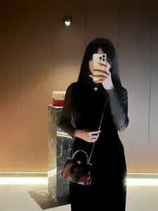 Vintage Evening Bag Women Cheongsam Handbag Metal Handle Floral Sequin Embroidery Clutch Tote
