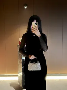 Exquisite beaded evening bag with pearl embroidery and metal handle for women elegant style