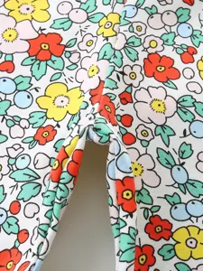 Kids floral print leggings breathable summer toddler girls casual shorts soft fabric