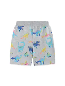 Boys Casual Cotton Shorts Summer Dinosaur Print Kids Sport Bottoms Breathable Elastic Waist Casual Pant For Children