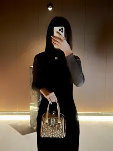 Exquisite clear rhinestone evening bag with metal frame, elegant luxury hand luggage.