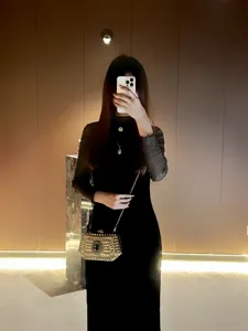 Luxury sparkling rhinestone evening clutch bag elegant shoulder dress bag for women.