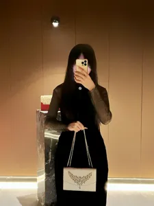 Luxuriöse Handtasche mit Strass verziert, elegante Abendtasche Kette Schultertasche.