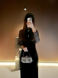 Exquisite rhinestone evening clutch bag for women, sparkling diamond metal bridal purse.