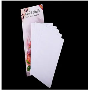 Eyelash shields pads detail shot, non-woven self-adhesive grafting false eyelash paper tool