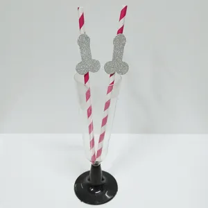 Creative Bone Design Paper Straws Decorative Drinking Straw Biodegradable Kraft Paper Straw For Party Events