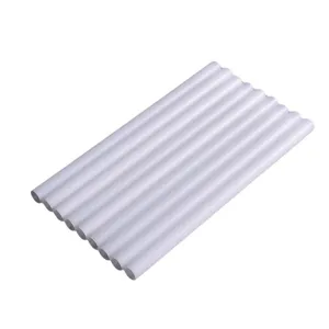 Clear plastic tubes hard hollow round large diameter reusable milk tea thick straws set