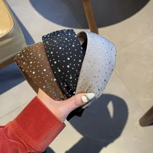 Strass brede haarband sprankelend mode haaraccessoire gezicht slank dagelijks stijl