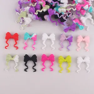 Siliconen Strik Losse Kralen Leuke Strikvorm Hanger Kralen Voor DIY Sleutelhanger Sieraden Maken Pen Accessoires Knutselen