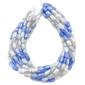 4x7mm Πολύχρωμες Γυάλινες Χάντρες Faceted DIY Χειροποίητα Κοσμήματα Κολιέ Κύρια Εικόνα