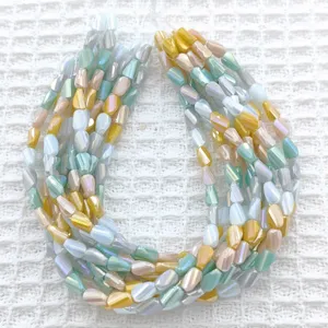 4x6mm gemengde kleur verloop gedraaide gefacetteerde kralen voor DIY sieraden armbanden