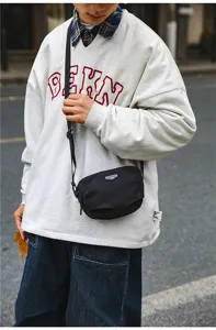 Outdoor small crossbody bag men sports cycling phone bag trendy messenger bag casual shoulder bag