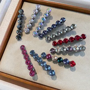 Koreaanse stijl luxe strass haarklem schattige haarspeld pony clip haaraccessoire