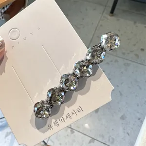 Glitterende strass haarspeld voor vrouwen trendy pony speld sprankelend kristal haaraccessoire