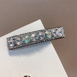Modieuze strass haarspeld glanzende kristal haarklem elegante haaraccessoires