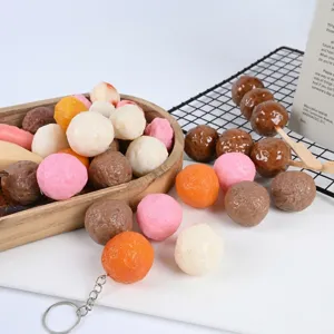 Modello Realistico Di Polpette Di Simulazione In PVC Polpette Per Esposizione In Ristoranti Decorazione