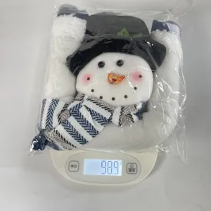 Weihnachten Schneemann Plüsch Vorhang Schnalle Feiertag Heimtextilien Winter Deko Zubehör