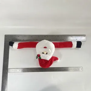 Weihnachten Vorhang Schnalle Pluesch Weihnachtsmann Dekoration fuer Zuhause Festliche Deko