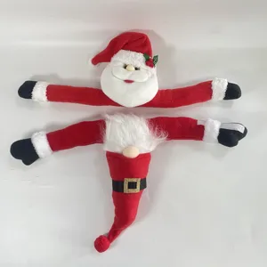 Weihnachten Weihnachtsmann Vorhanghalter Plüschtier Urlaubsdekoration Heim Puppe