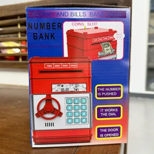 Tirelire électronique pour enfants boîte-fort automatique de l'argent jouet avec mot de passe